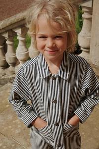 Детская джинсовая куртка Fender Jacket GOTS Konges Sløjd, черный