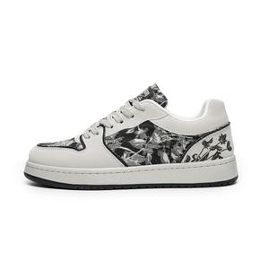 Низкие кроссовки для скейтбординга унисекс LAZY BONS, White Blue