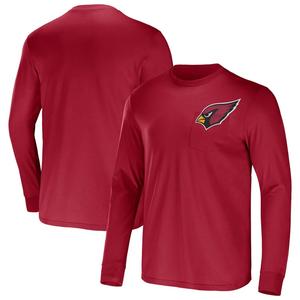 Мужская футболка с длинным рукавом из коллекции NFL x Darius Rucker от Fanatics Cardinal Arizona Cardinals Team