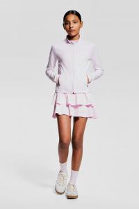 Юбка для тенниса с воланами и драйммоувом H&M, розовый