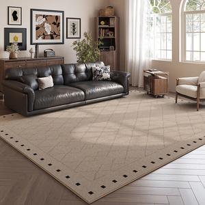 Budis Ковер 200х340 см для гостиной/спальни, французский винтажный стиль, водостойкий и устойчивый к пятнам, Saisibosi