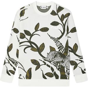 FILA X LUSUO Джемпер Мужской Белый Зеленый