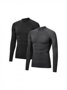 Компрессионная рубашка LS с длинными рукавами, черно-серого цвета DANISH ENDURANCE