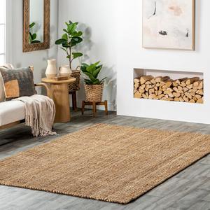 Ковер nuLOOM, 229 x 290 см, Ashli Solid Farmhouse Jute, Natural