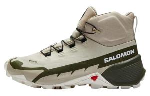 Женские кроссовки Cross Hike 2 Mid GORE-TEX 'Feather Grey Olive Night' Salomon