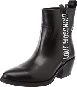 Женские ботинки Love Moschino дерби до щиколотки, Black