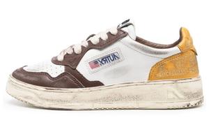 Кроссовки AUTRY Dallas Low-top, белый/коричневый/желтый
