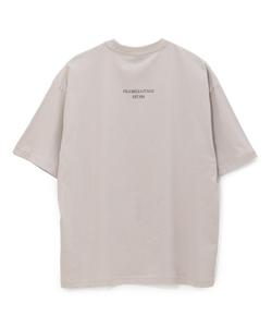 Футболка с коротким рукавом, принт FILA, светло-серый