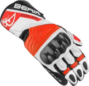 Мотоциклетные перчатки Berik Zoldar для женщин, черные, размер XS, Black / Red