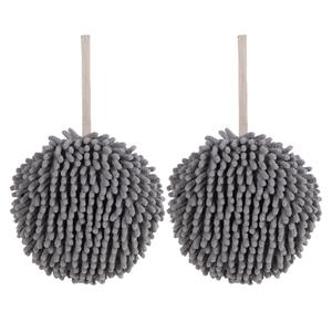 Полотенца-шарики Slhenay, серый