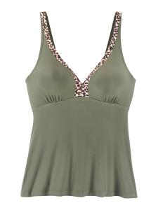 Футболка-топ бикини LASCANA Adelin, Olive
