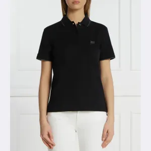 Рубашка-Поло узкого кроя e-nina Napapijri, черный