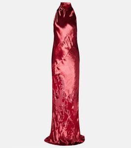 Велюровое платье с открытой спиной на бретелях The Sei, Jam Exclusive