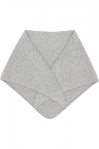 Yves Salomon Серый кашемировый бандана-шарф