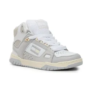 Кожаные кроссовки Tommy Hilfiger, серый