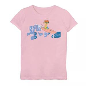 Футболка Rocket Power Surfing Otto для девочек 7–16 лет с рисунком Licensed Character