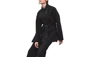 Куртка женская Hermes с широкими рукавами, черный