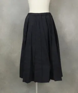 Юбка-клеш, обрезанная термотрансфером Studio Picone, цвет Navy (060)