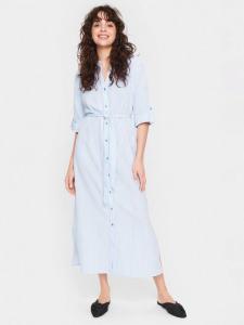 Миди-платье на пуговицах ziba с длинным рукавом Saint Tropez, цвет Dutch Canal