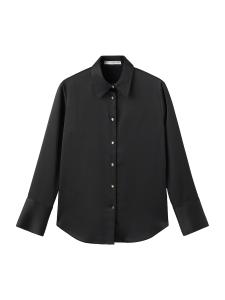 Блуза MANGO IDEALE, черный