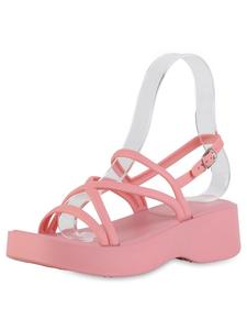 Сандалии на плоской подошве VAN HILL, розовый