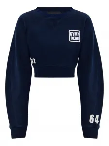 Толстовка с вышивкой DSQUARED2, синий