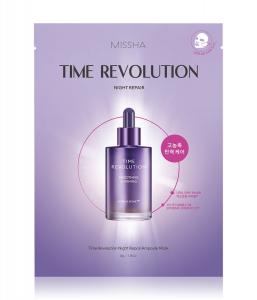 Тканевая маска MISSHA Time Revolution Night Repair Probio Ampoule, 1 шт.