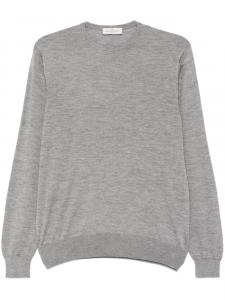 Bruno Manetti свитер тонкой вязки, серый