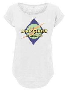 Удлиненная футболка Big Bang Theory The Comic Center белого цвета F4NT4STIC