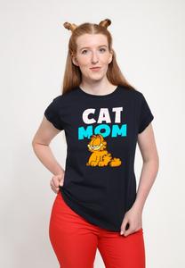 Футболка с принтом GARFIELD CAT MOM Henry Tiger, темно-синий