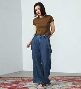 Джинсовые брюки Lee Multi-Way Wide с отстегивающимися подтяжками [наряд для спортивных мероприятий]