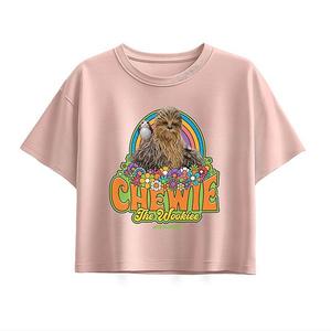 Футболка Boxy Chewie для девочек 7-16 лет Star Wars, Light Pink