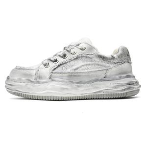 Journey of Inspiration Прочные дышащие низкие скейтерские кроссовки мужские White Gray