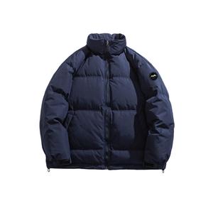 Пуховик Unisex Stand Collar с флисовой подкладкой WARRIOR, темно-синий (90% cotton diy badge)