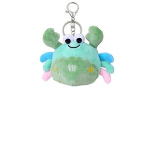 Очаровательный краб с клешней гонится за звездой маленькая крабовая кукла плюшевый кулон 8 см высотой Handsome, зеленый