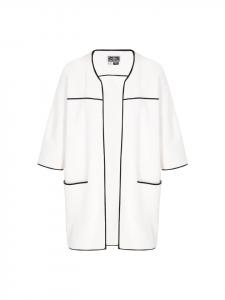 Женский кардиган белого цвета DreiMaster Maritim