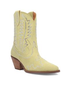 Женские замшевые ботильоны Tiny Pony Dingo, Lime