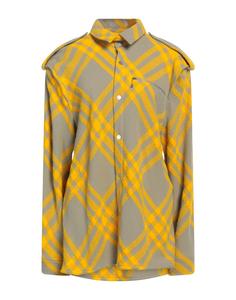 Рубашка Burberry, желто-оранжевый