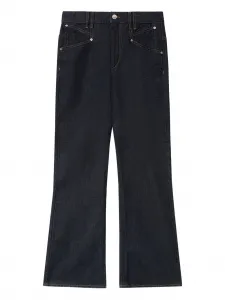 Расклешенные джинсы Belvia с карманами Isabel Marant, синий