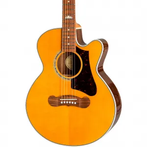 Электроакустическая гитара Epiphone J-200 EC Studio Parlor, винтажный натуральный цвет