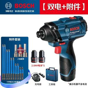 Дрель аккумуляторная Bosch GDR120-Li + насадки, два аккумулятора, зарядное устройство