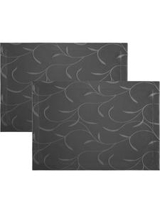 Erwin Müller Набор жаккардовых подставок, 2 шт , Remscheid, антрацитовый цвет