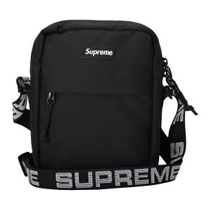 Supreme Сплошной цвет кроссбоди, плечевая сумка унисекс Black