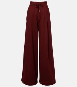 Хлопковые джерси спортивные штаны Dries Van Noten, Ruby