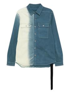 Куртка-рубашка на пуговицах Rick Owens DRKSHDW, синий