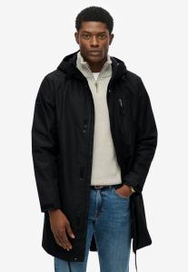 Пальто Superdry & Co HOODED TECH FISHTAIL, Black