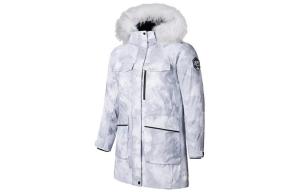 Variety Training Collection Пуховик женский белый/полный принт Anta