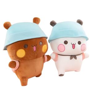 Плюшевая кукла One Two Bu Panda Meme милый и очаровательный медведь воин 20см/40см/60см/80см высота Fat Fat Dragon