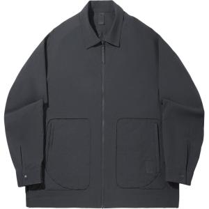 Li-Ning Куртка Li Ning для мужчин, цвет charcoal black, лацкан, умеренный крой, прочие детали