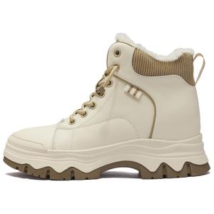 Тёплые короткие полусапожки для женщин AGSDON, бежевый априкот[fleece-lined hidden wedge]rik144254